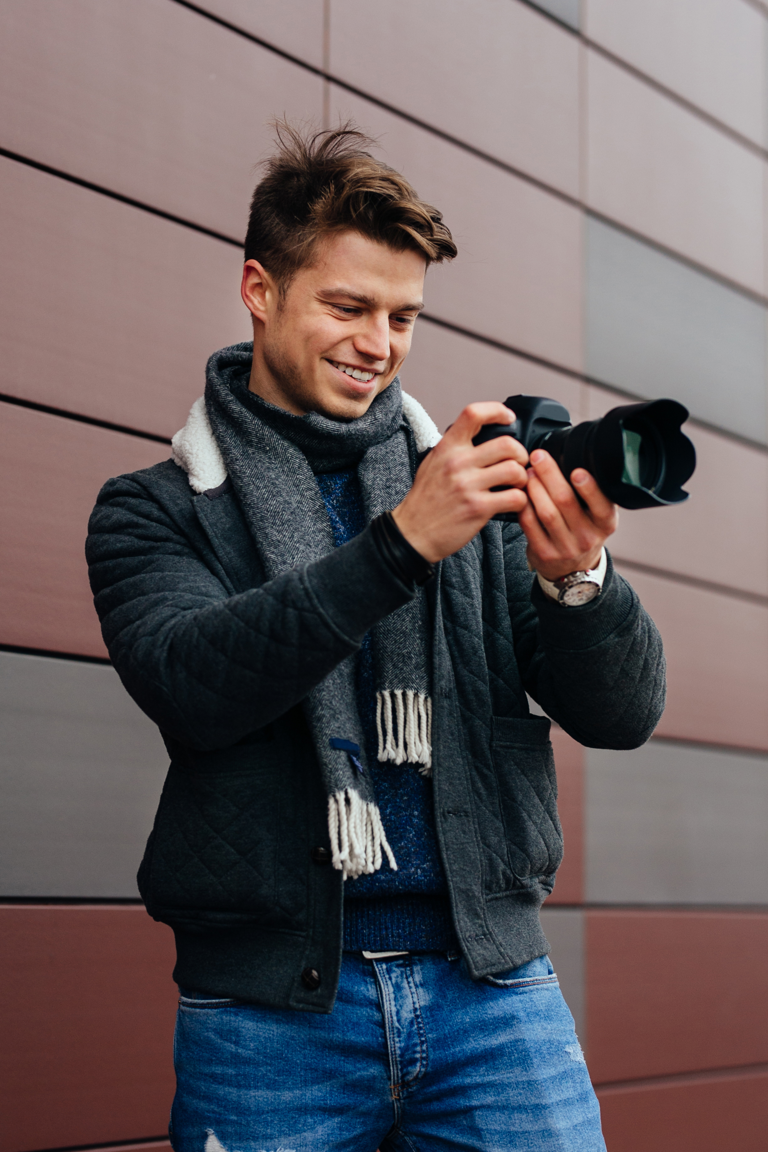 Photographe en action